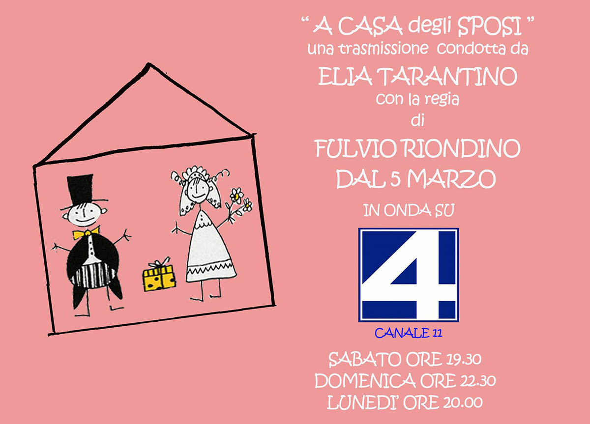 A CASA DEGLI SPOSI su QUARTA RETE