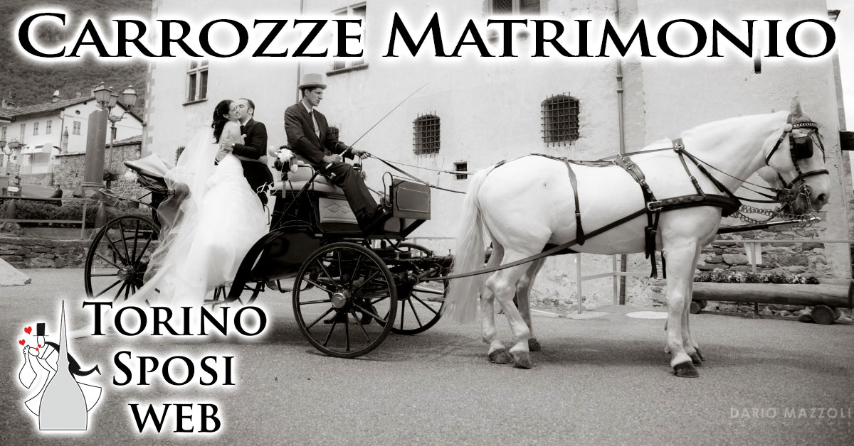 Carrozze per Matrimoni a Torino e in Piemonte