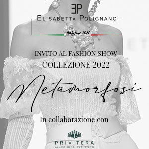 Sfilata METAMORFOSI di ELISABETTA POLIGNANO a MILANO Sfilata METAMORFOSI di ELISABETTA POLIGNANO a MILANO